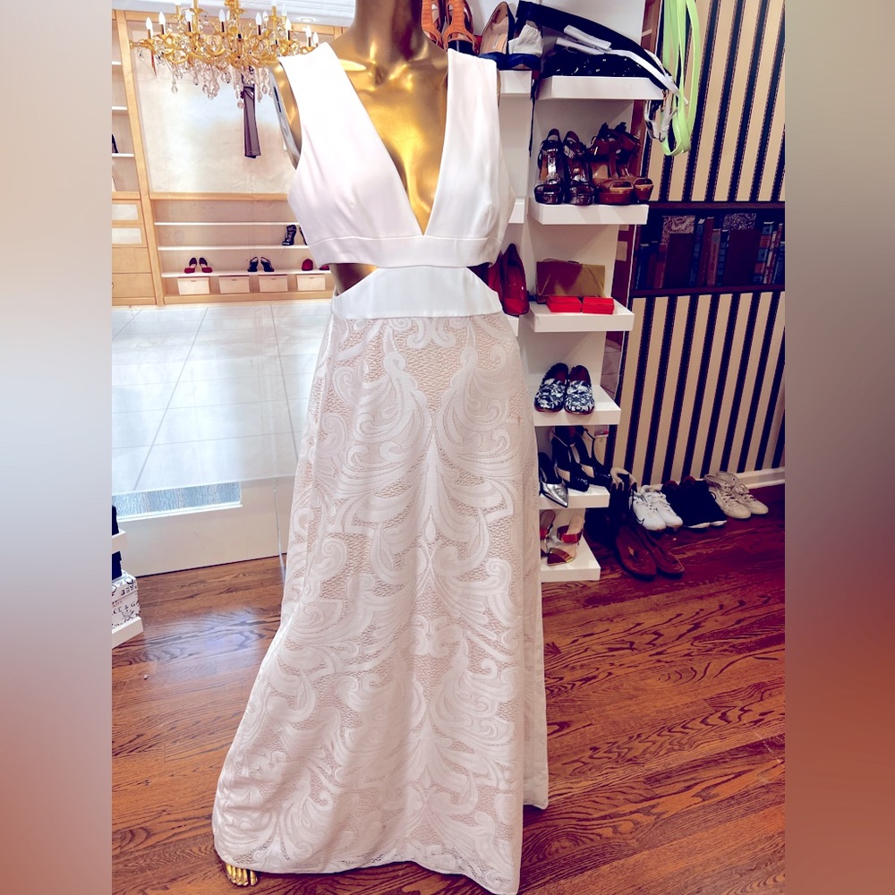 BCBG Maxzria Gown.